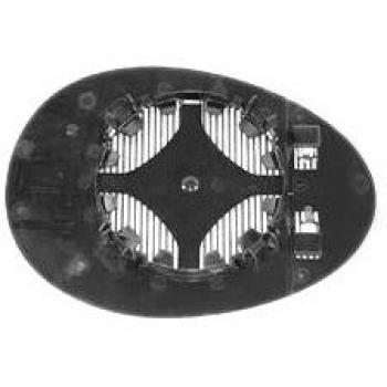 Cristal de espejo retrovisor exterior izquierdo para MINI 2006-2010, Van Wezel 0506837