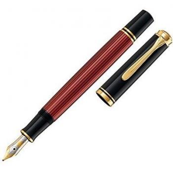 Pelikan M400 Pluma estilográfica Souverän 400 plumín F en oro bicolor