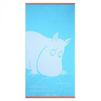 Finlayson Moomintroll Toalla de baño, algodón, Turquesa, 70 x 140 cm