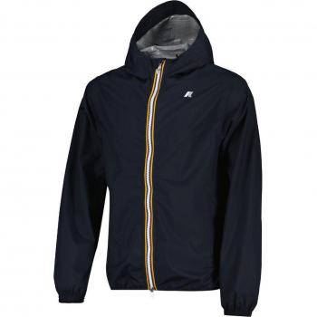 K-Way Men's Blue Eco Windbreaker Jacket - Jack Stretch Dot, Size L