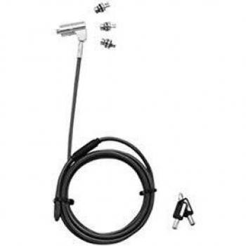 Candado de Seguridad DICOTA con Cabeza Intercambiable T/N/W - 2 m, Color Antracita