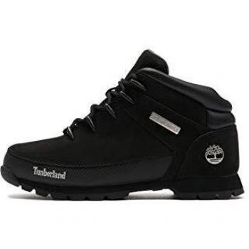 Botas Timberland Euro Sprint Mid Lace Up Boot Hombre Negro Mate Talla 45