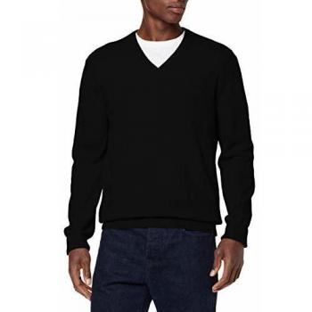 United Colors of Benetton Basico 2 Man Camiseta de Manga Larga, Negro