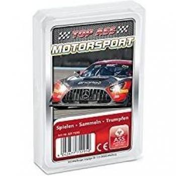 Juego de Cartas Top Ass Deportes de Motor - Jugable como Trumpf y Cuarteto