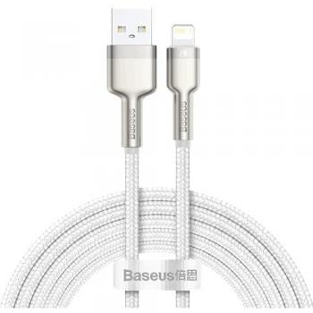 Cable USB Baseus Cafule 2.4A Lightning 200 cm Blanco
