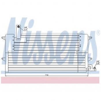 Condensador de Aire Acondicionado NISSENS 94179