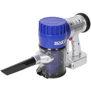 Aspirador de mano Sparco SPV1304 - Aspirador compacto, diseño ergonómico, potencia de succión eficiente, filtro lavable, fácil de vaciar, ligero y portátil