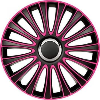 Tapacubos AutoStyle LeMans 17 pulgadas negro/rosa (4 piezas)