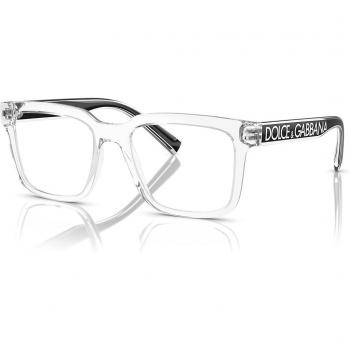 Dolce & Gabbana DG5101 3133 Men's Square Transparent Eyeglasses