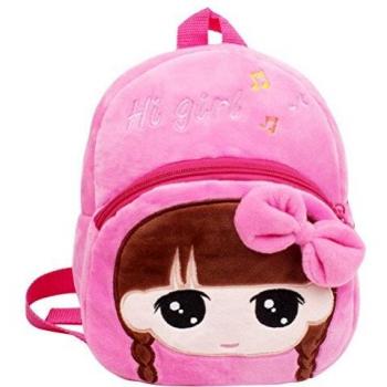 Tinksky Vivid 3D estilo de dibujos animados Toy Plush Schoolbag Bolsa Preescolar Toddler Mochila Almuerzo Bolsa Regalo de cumpleaños de Navidad para la niña Kid Niños