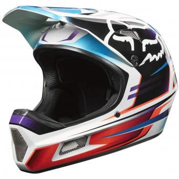 Fox Rampage Comp Reno - Casco de Bicicleta Hombre - Rojo/Negro Contorno de la Cabeza XL|61-62cm 2019