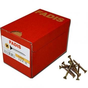 Fadis - Tornillo Fadis Bicromatado 2,5X20 1000Pz.