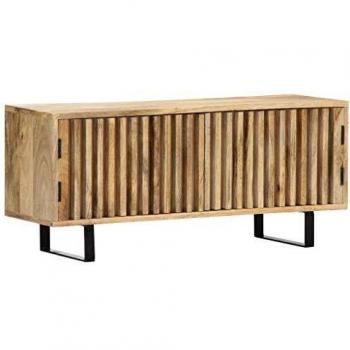 vidaXL TV Cabinet 90x30x40 cm Solid Mango Wood