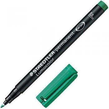Staedtler – Lote de 12 lumocolors marcador Permanent 318 F, verde