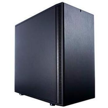 Fractal Design Define Mini C - Mini Tower Computer Case - mATX - Optimized For High Airflow And - 2x Fractal Design Dynamic X2 GP-12 120mm Silent Fans included - PSU Shroud - Black
