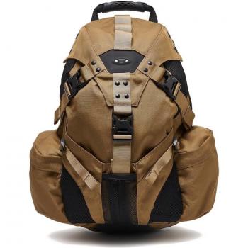 Mochila Oakley Icon RC 32L marrón negro con capacidad de 32 litros, diseño moderno, compartimento principal amplio, bolsillos laterales para botellas, acolchado en la parte posterior y correas ajustables