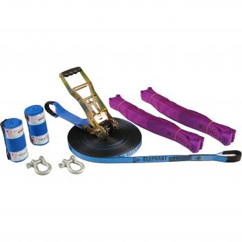 Elephant Slacklines 8ABD.209.T025.S2 Banda de Slackline, 24.8 M, Unisex-Adult, Azul