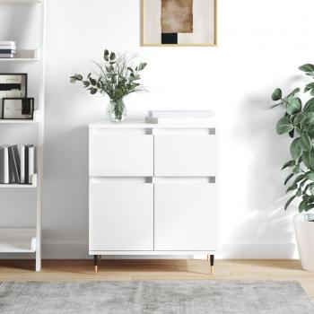 Armario blanco de madera multicapa 60x35x70 cm