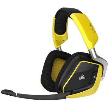 Auriculares Gaming Corsair Void Pro RGB SE Premium, Inalámbricos con Dolby 7.1, Color Amarillo