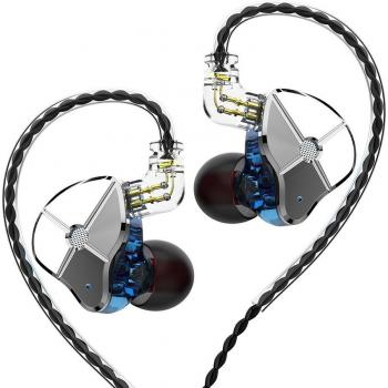 Auriculares Intrauditivos Híbridos TRN ST1 Metal 1BA 1DD para DJ y Deporte, Monitor HIFI