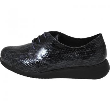 Zapatos para mujer Doctor Cutillas modelo 86023 en color antracita con plantilla extraíble y cordones