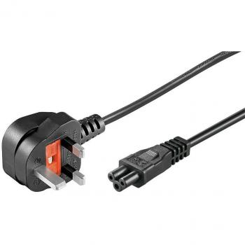 Cable de Alimentación Microconnect 3m UK/C5 Negro