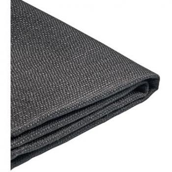 Funda extraíble y lavable negra para cama de 140 x 200 cm Fitou