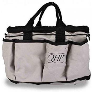 qhp Luxus Putz funda asas tirante tolle combinaciones, grau/schwarz, Universal