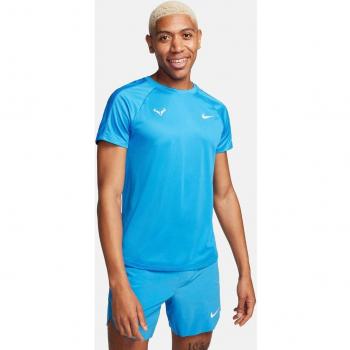 Nike Rafa Challenger Dri-FIT Camiseta de Tenis de Manga Corta para Hombre - Azul