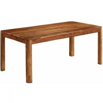 vidaXL Mesa de Comedor de Madera Maciza Sheesham 180x90x76cm Mobiliario Hogar
