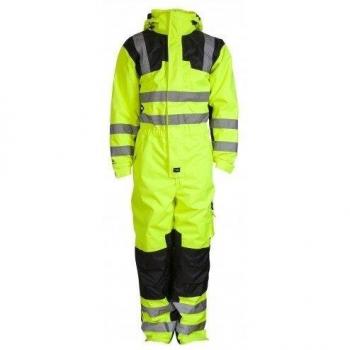 warnschutzoverall para invierno, Térmica Mono en ISO 20471, impermeable y transpirable.
