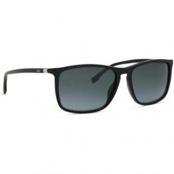 Hugo Boss 0665/S/IT 807 9O Square Mens Black Dark Grey Gradient Sunglasses - One Size