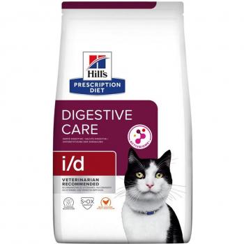 Hills Prescription Diet Feline i/d Digestive Care 3 Kg - Alimento para gatos, formulado para el cuidado digestivo, ayuda a la recuperación de problemas gastrointestinales, contiene ingredientes altamente digestibles, enriquecido con antioxidantes y omega
