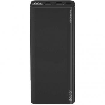 Power Bank SAVIO BA-05 20000 mAh Negro