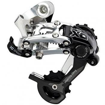 Sram MTB X0 Type 2.1 10-Speed Long Cage - Desviador para bicicletas, color plateado, talla Long Cage