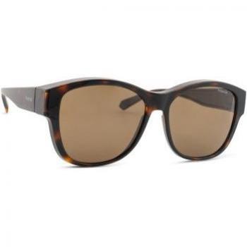 Polaroid Unisex Square Prescription or Non-Prescription Sunglasses PLD 9019/S 086/SP Brown Havana Plastic Anti-Reflective