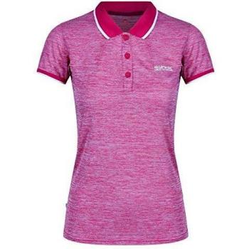 Regatta Remex II-Polo Clásico De Secado Rápido T-Shirts/Polos/Vests, Mujer, Dark Cerise, 12