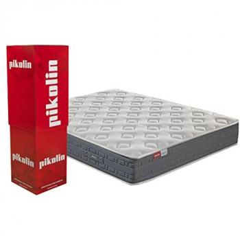 Colchón Pikolin Galeón Seaqual de muelles ensacados, 28 cm de altura, firmeza media-alta, con viscofoam, dimensiones 135x190 cm, alta transpirabilidad, confort alto e independencia de