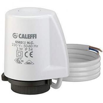 Caleffi Control Electrotérmico 656202-656204 24V sin Microinterruptor Auxiliar para Instalación de Acoplamiento Rápido