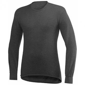 Camiseta de Manga Larga Crewneck 200 para Hombre en Merino Gris