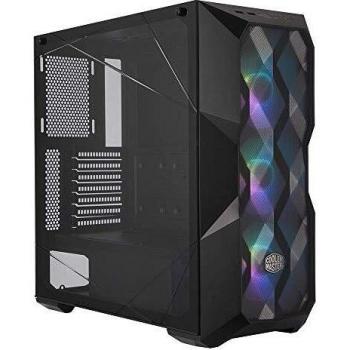 Cooler Master MasterBox TD500 Mesh - ARGB PC Case with Tessellated Mesh, 3 x 120mm Pre-Installed Fans, Crystalline Glass Side Panel, Flexible Air Flow Configurations