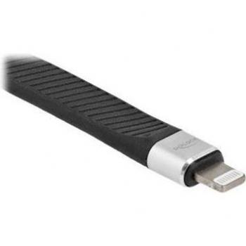 Cable de Sincronización y Carga USB-C a Lightning DeLOCK 0,13 m Negro Plano