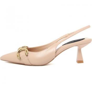 Sandalias de Mujer Fashion Attitude Primavera/Verano Material Sintético Caucho 7cm Color Marrón FAM9971