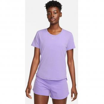 Nike Dri-Fit One Luxe STD Camiseta De Manga Corta Mujeres - Morado