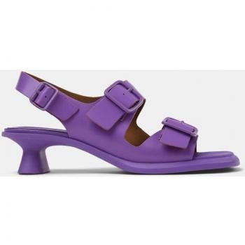 Sandalias Negras de Piel Vacuna Camper Dina K201491-001