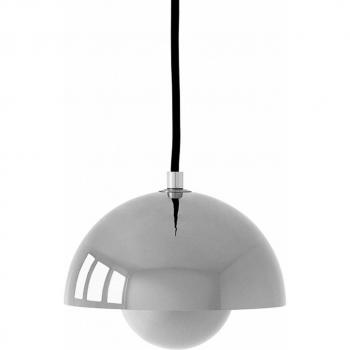 Lámpara colgante Flowerpot VP10, Ø 16 cm, cromada