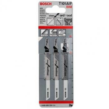 Bosch 2 608 636 224 - Hoja de sierra de calar T 101 AIF - Clean for Hard Wood