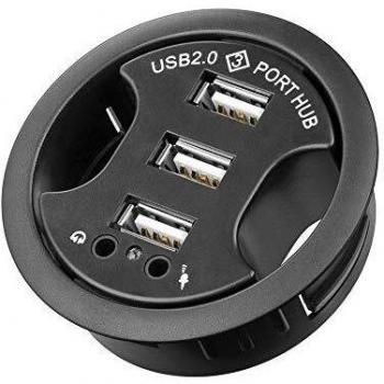 Wentronic - Hub de 3 puertos USB 2.0