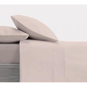 Juego de Sábanas 3 Piezas Algodón/Poliéster - Incluye Sábana Bajera, Sábana Encimera y Funda de Almohada - Diferentes Colores para Cama de 90
