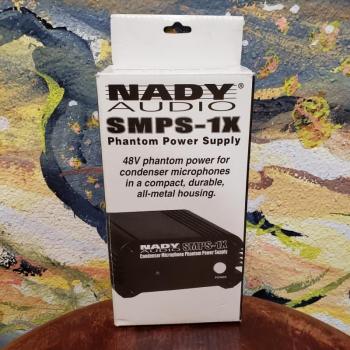 Nady SMPS-1X 1-Channel 48V Phantom Power Supply for Condenser Microphones